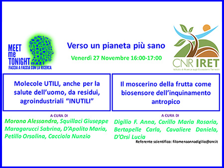 Locandina "verso un piante più sano!"