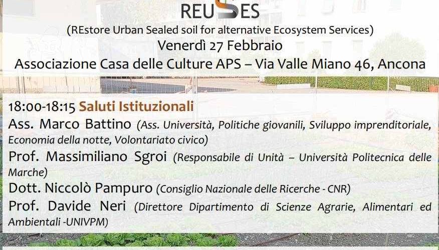Quando l’asfalto diventa orto: ad Ancona l’evento finale del progetto REUSES