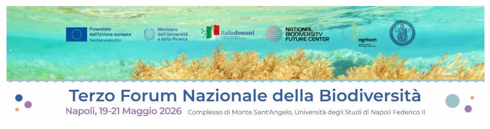 #SaveTheDate Forum nazionale della Biodiversità Napoli, 19 – 21 Maggio 2026